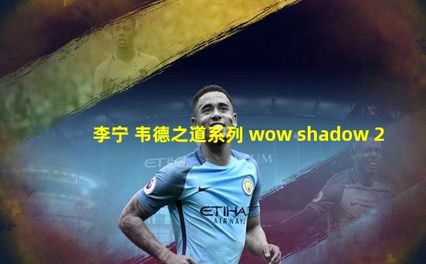 李宁 韦德之道系列 wow shadow 2